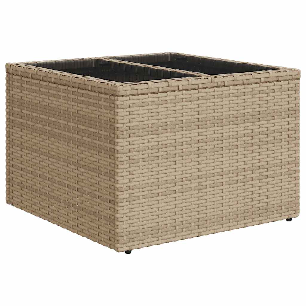 Garten Essgruppe mit Kissen 6 pcs Schwarz und Creme
