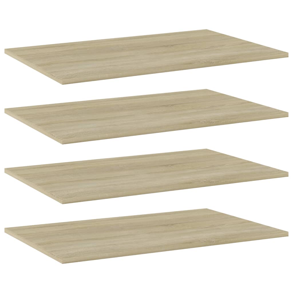Bücherregal-Bretter 4 Stk. Weiß 40x10x1,5 cm Holzwerkstoff