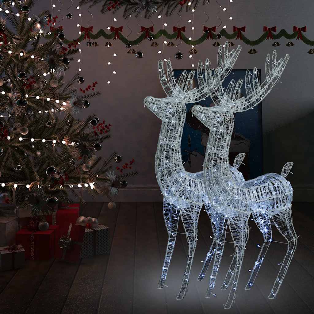 Rentiere Weihnachtsdekoration 2 Stk. 60x16x100 cm Acryl