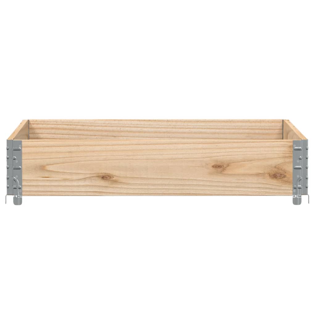 Pflanzkasten Grau 150x100 cm Massivholz Kiefer