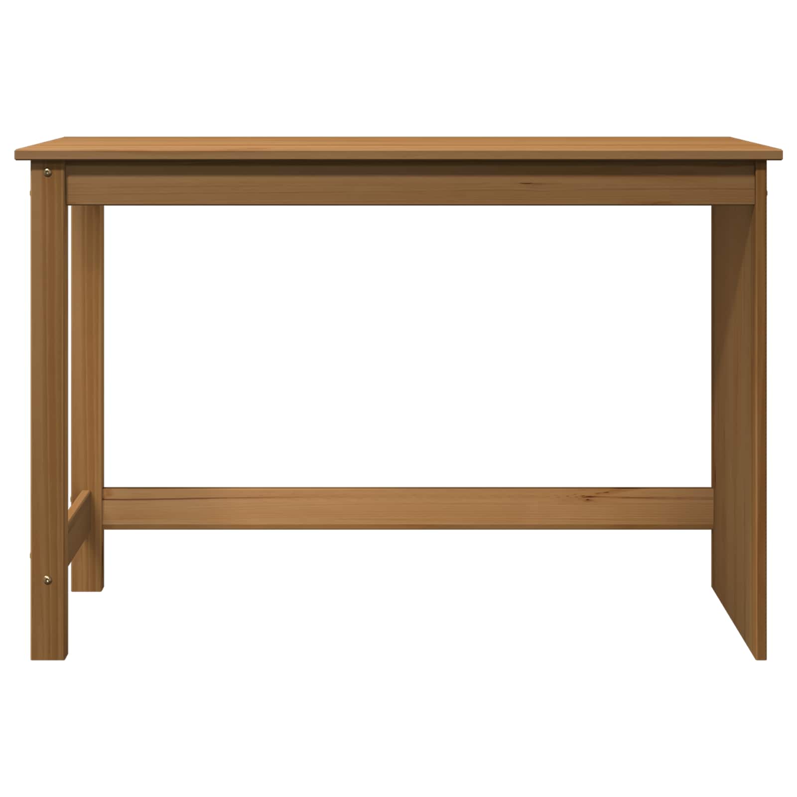 Schreibtisch Honigbraun 112 x 50 x 75 cm Massivholz Kiefer
