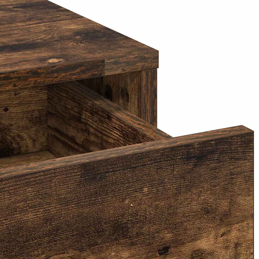 Schminktisch mit Spiegelbeleuchtung 3 pcs Weiß Holzwerkstoff