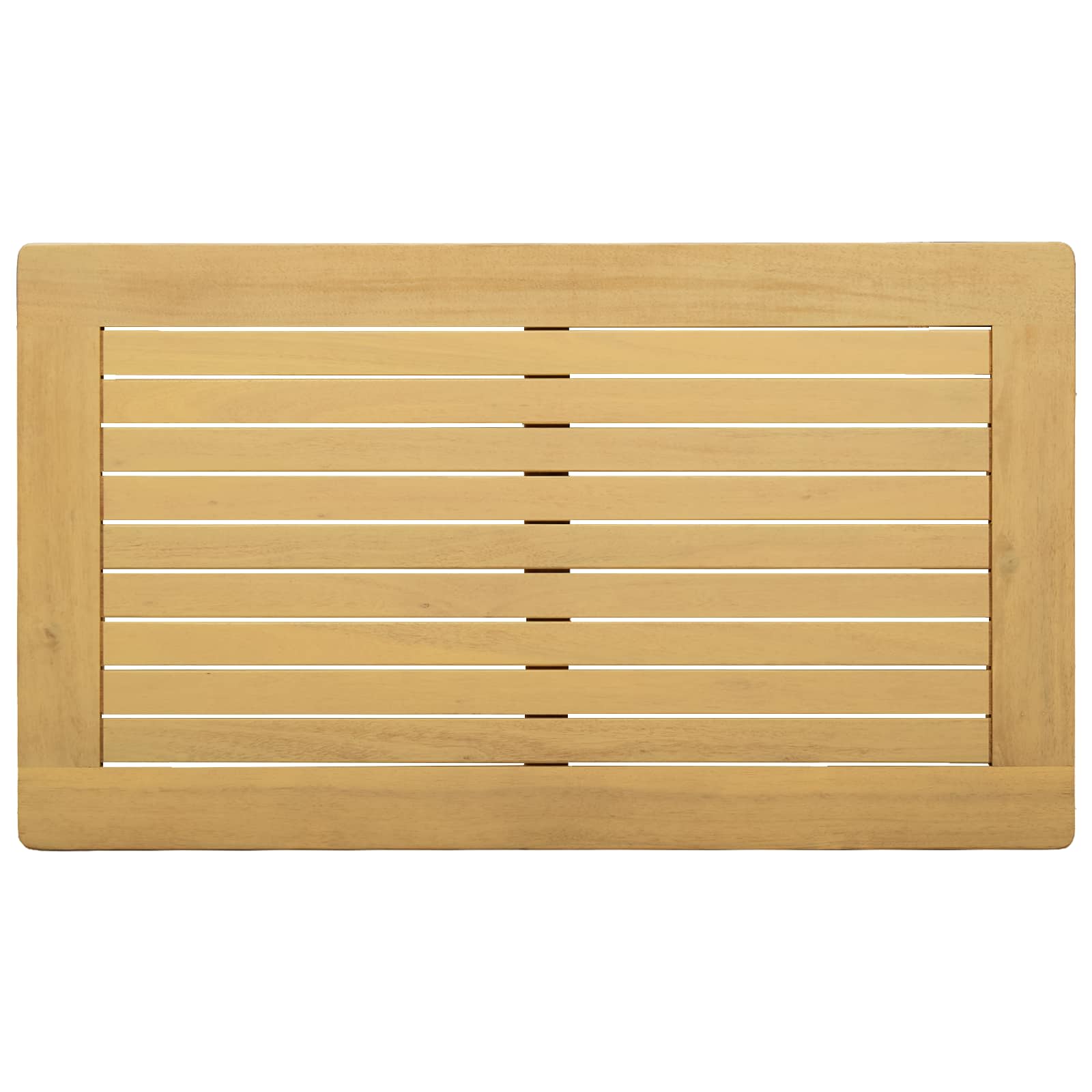 Couchtisch Helles Akazienholz 45 x 45 x 36 cm Massivholz Akazie