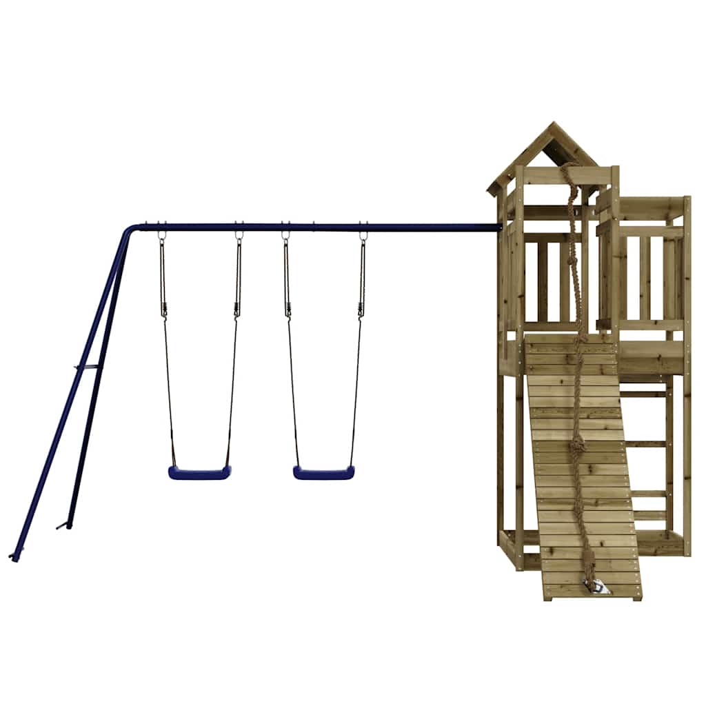 Spielturm Massivholz Kiefer