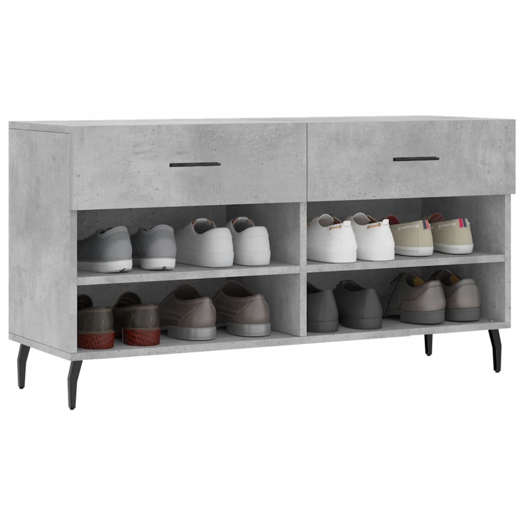 Schuhbank Weiß 102x35x55 cm Holzwerkstoff
