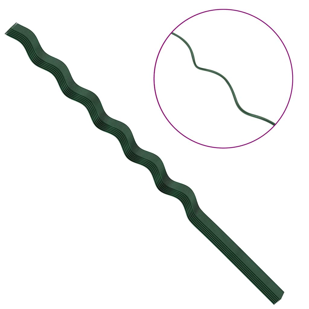 Tomaten-Spiralstäbe 50 Stk. 170 cm Verzinkter Stahl