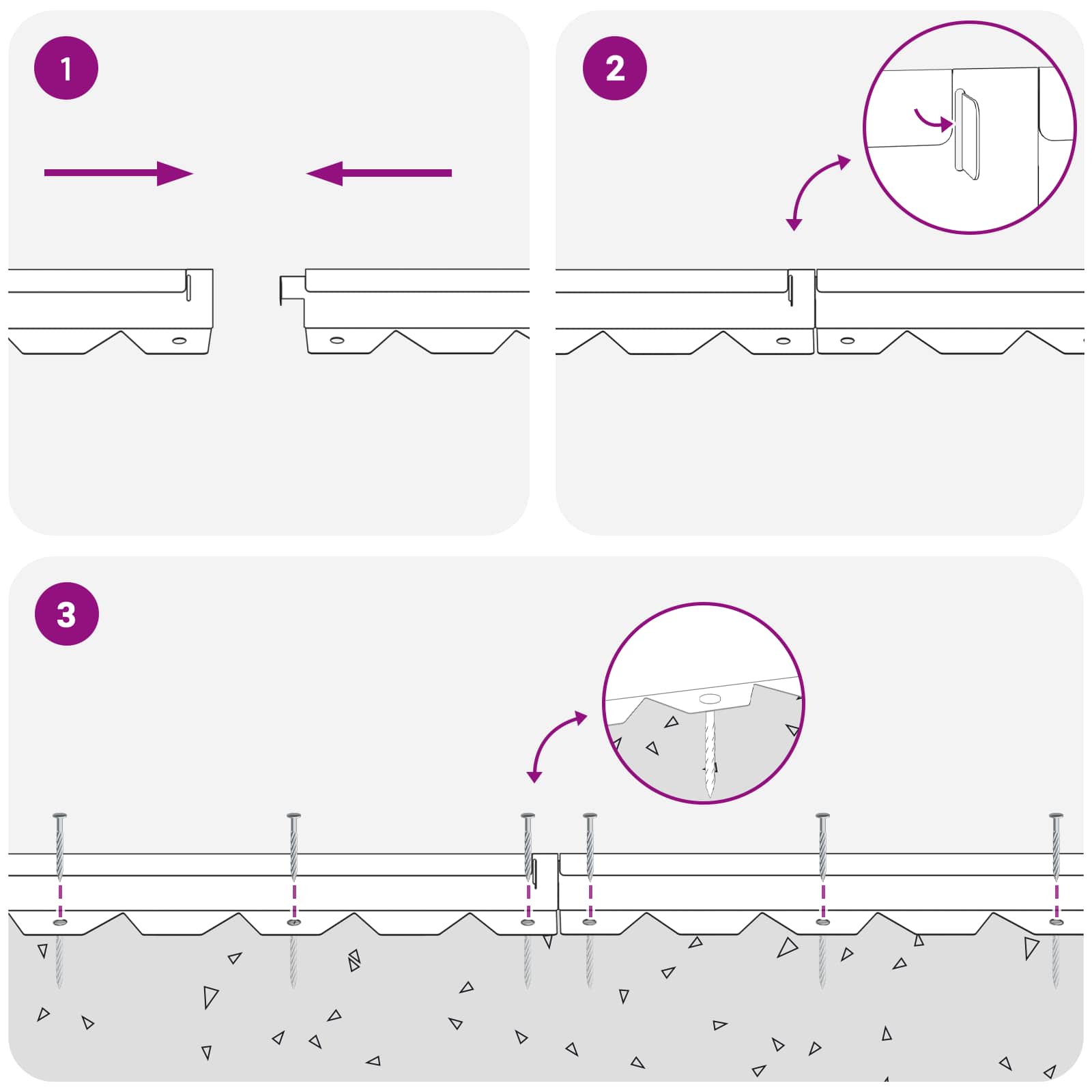 Raseneinfassung 10 pcs 102 x 4 x 4 cm Stahl Schwarz