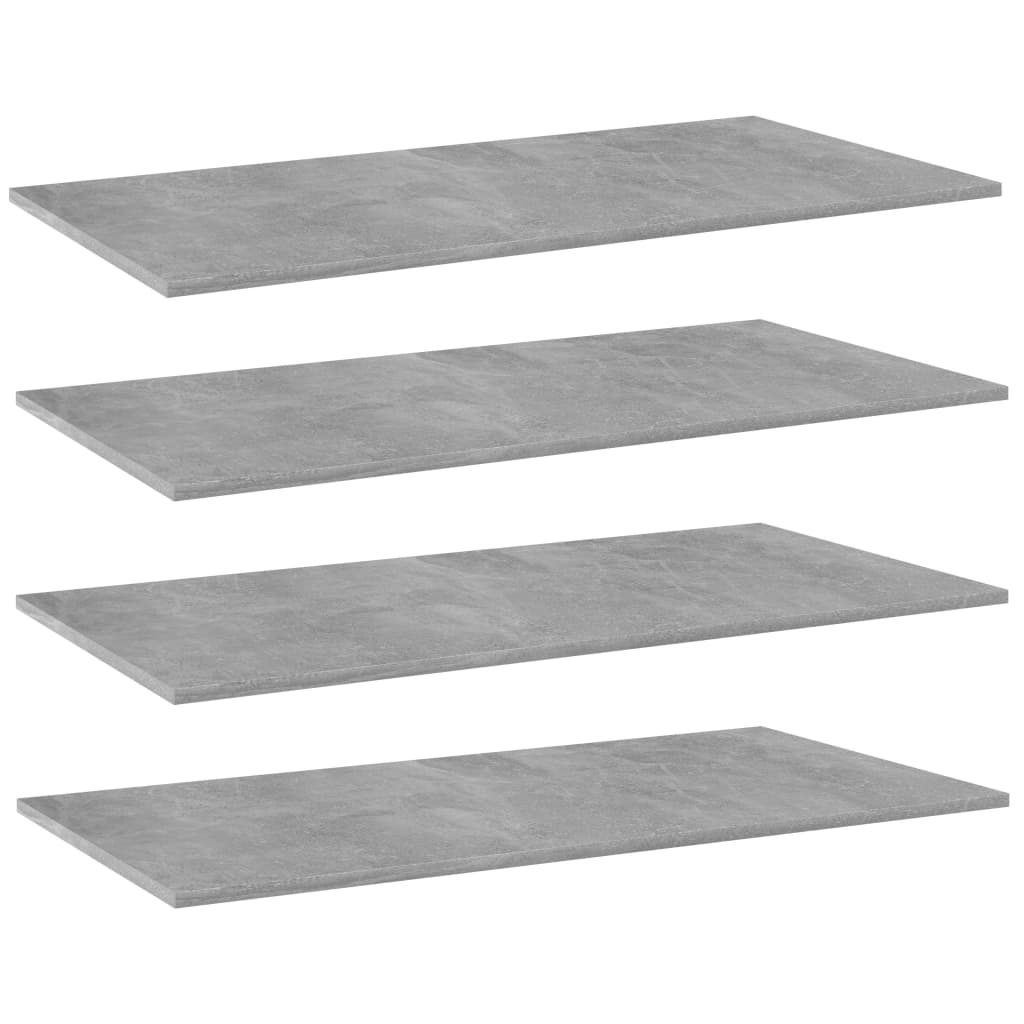Bücherregal-Bretter 4 Stk. Weiß 40x10x1,5 cm Holzwerkstoff