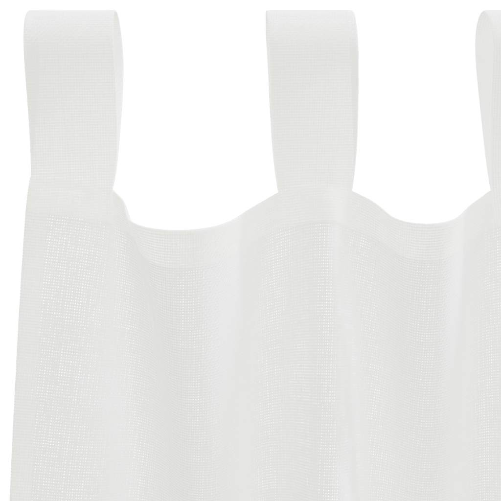 Voile Vorhänge mit Ösen 2 Stk. Apfelgrün 140x140 cm