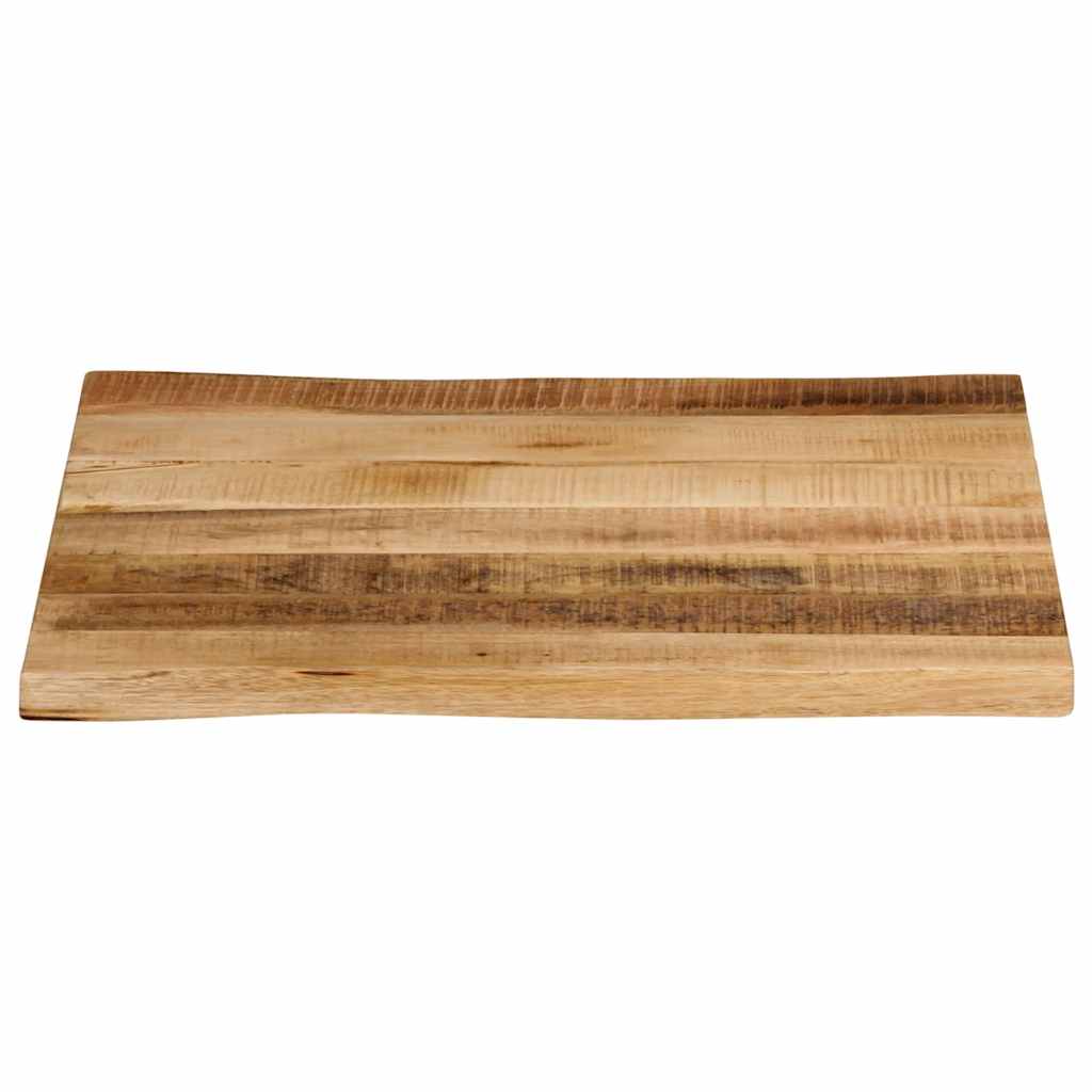 Tischplatte 40x40x2,5 cm Rechteckig Massivholz Akazie Baumkante