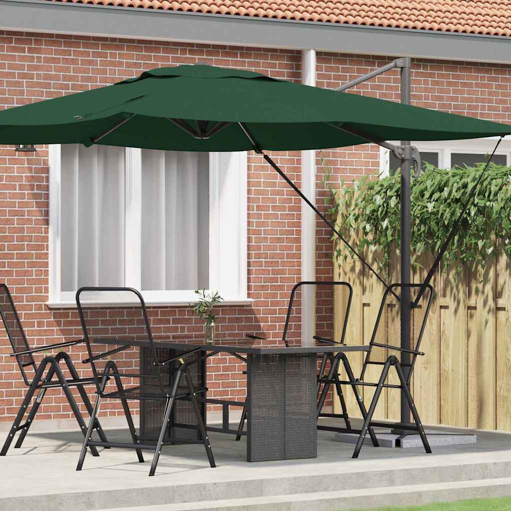 Roma Parasol Beige 286 x 284 x 265 cm Aluminium und Polyester