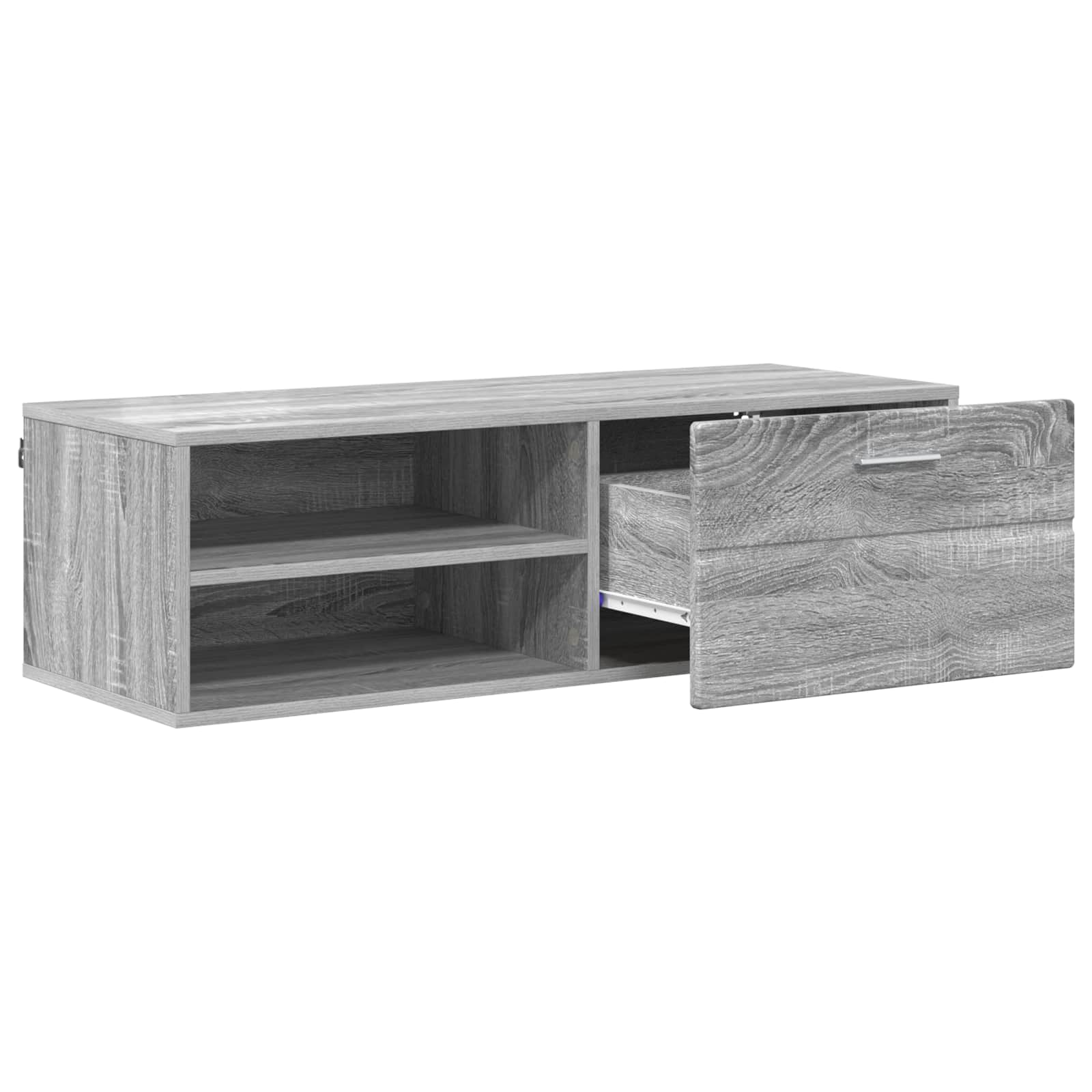 Highboard mit Regal FLORIN Weiß 60 x 35 x 182 cm Holzwerkstoff