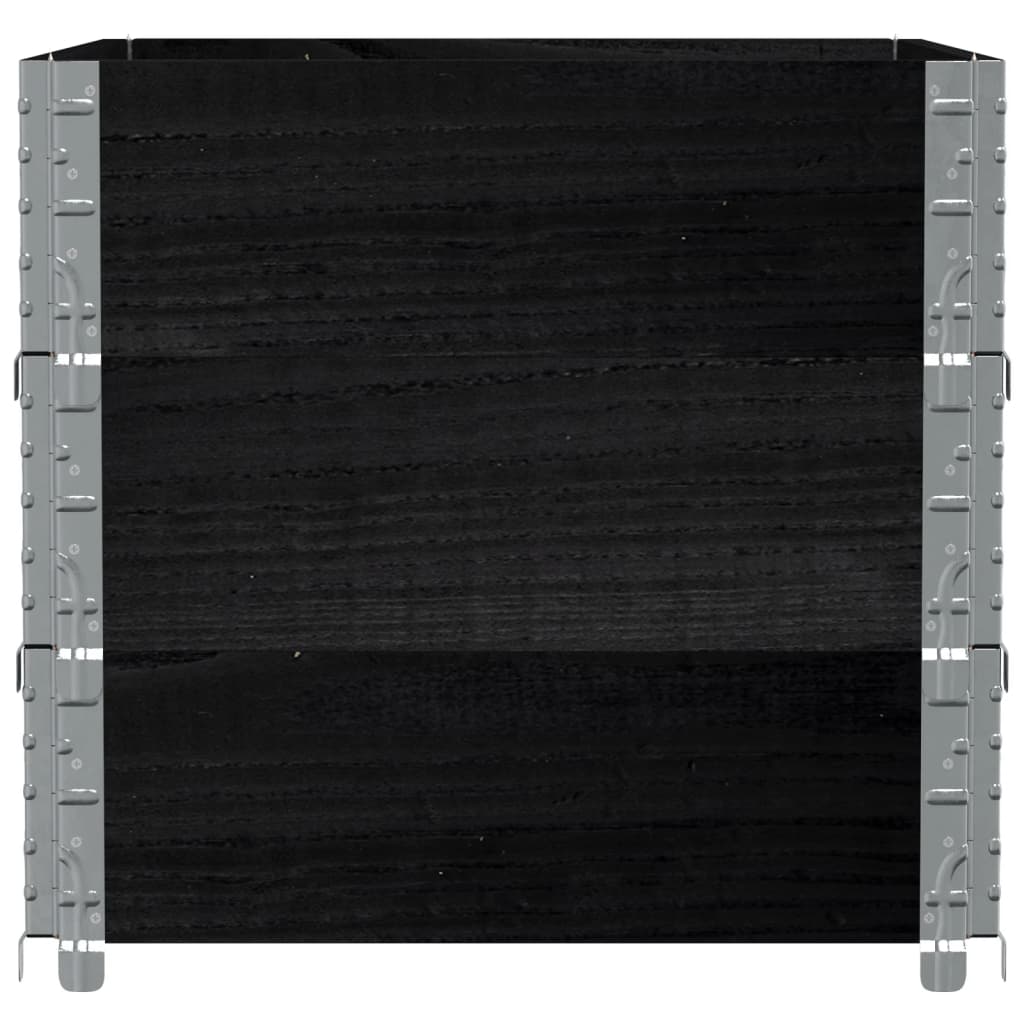 Pflanzkasten Grau 150x100 cm Massivholz Kiefer