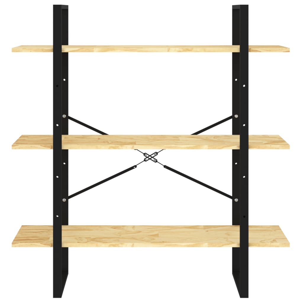 Bücherregal Weiß 100x30x105 cm Holzwerkstoff