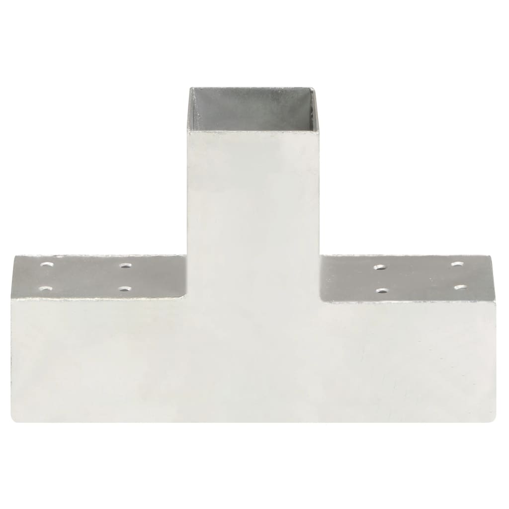 Pfostenverbinder L-Form Verzinktes Metall 71 x 71 mm