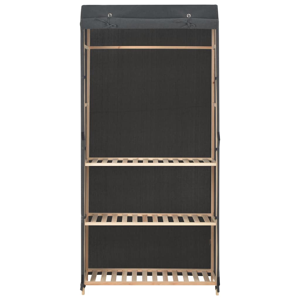 Kleiderschrank mit 3 Ebenen 79 x 40 x 170 cm