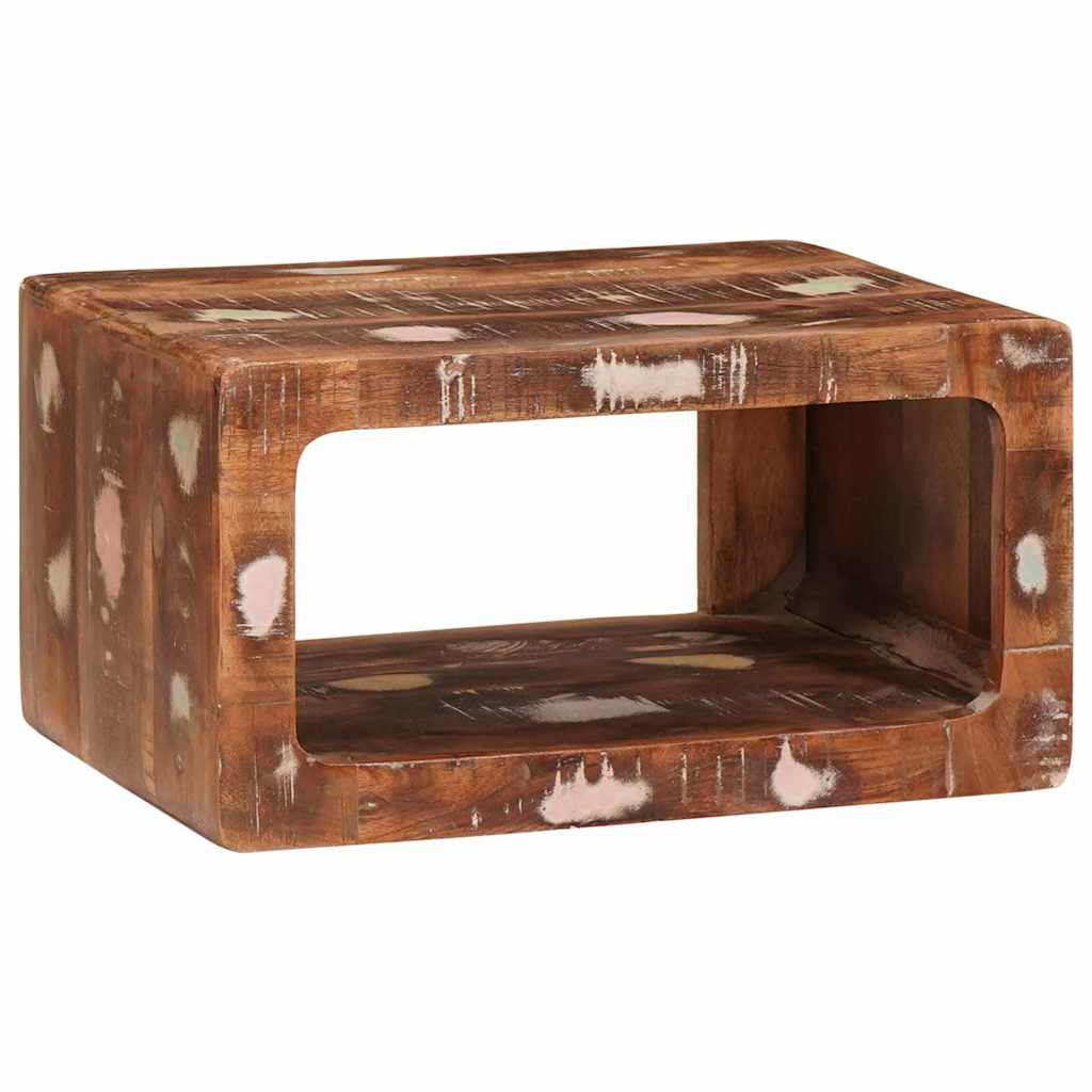 Nachttisch Braun 45 x 30 x 24 cm Massives upgecyceltes Holz