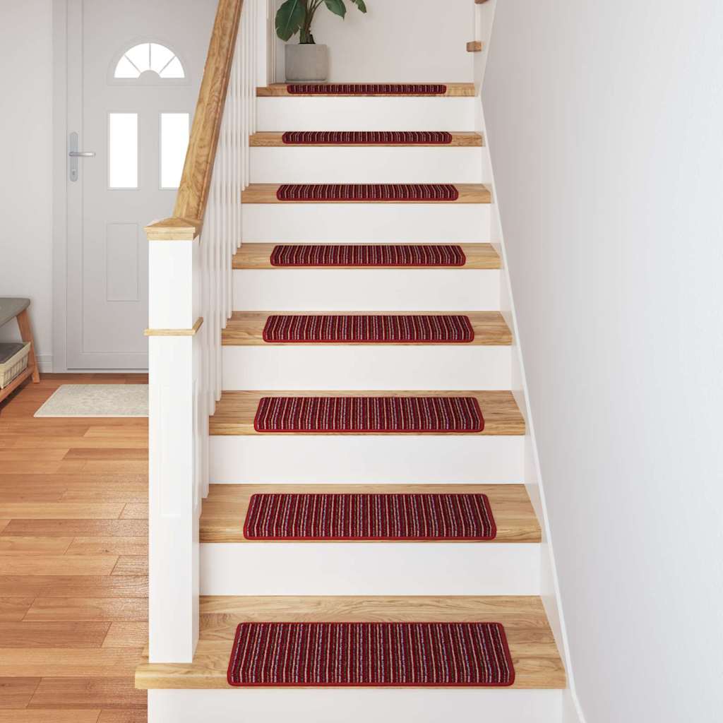 Selbstklebende Treppenschoner 15 pcs Anthrazit 65 x 21 x 4 cm