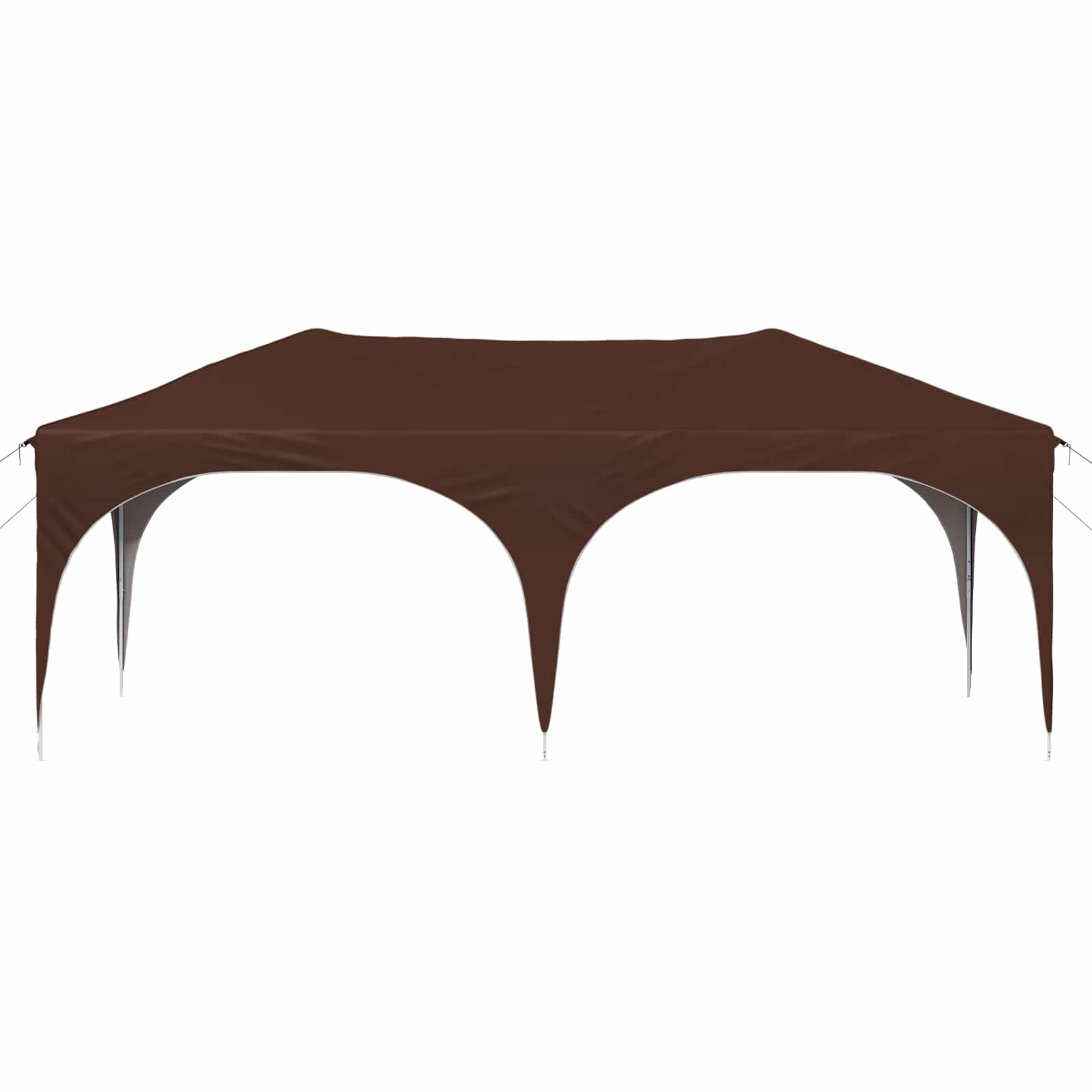 Pop-up Partyzelt 575 x 288 x 245 cm Creme Oxford-Stoff