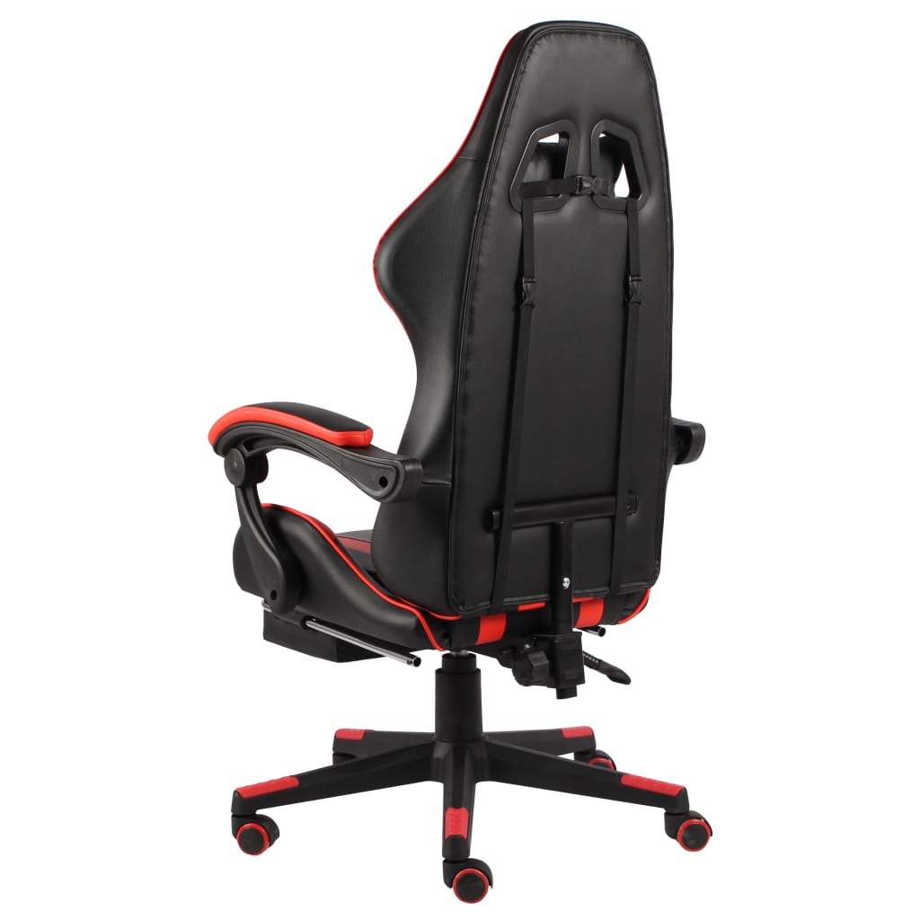Gaming-Stuhl Schwarz und Blau Kunstleder