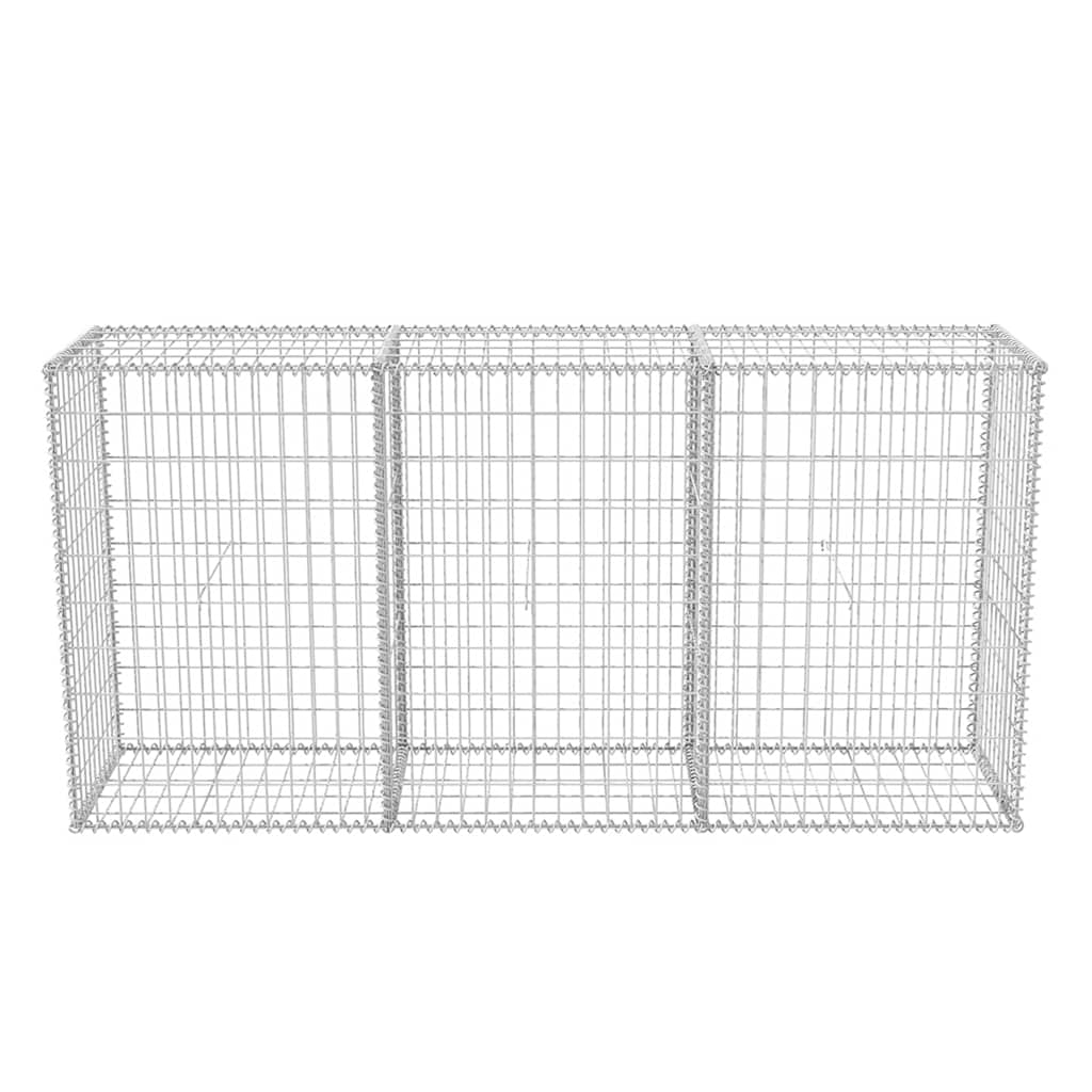 Gabionenkorb Stahl 200×30×100 cm