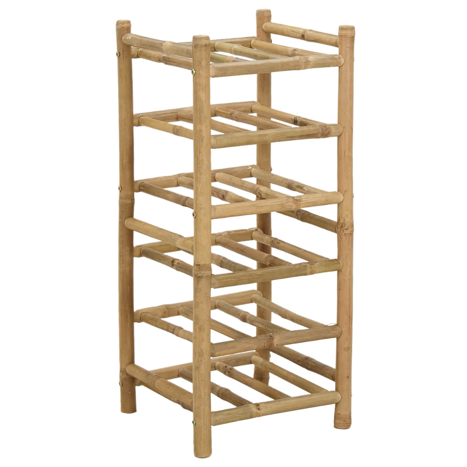 Weinregal Natur 32,5 x 29,5 x 36 cm Bambus