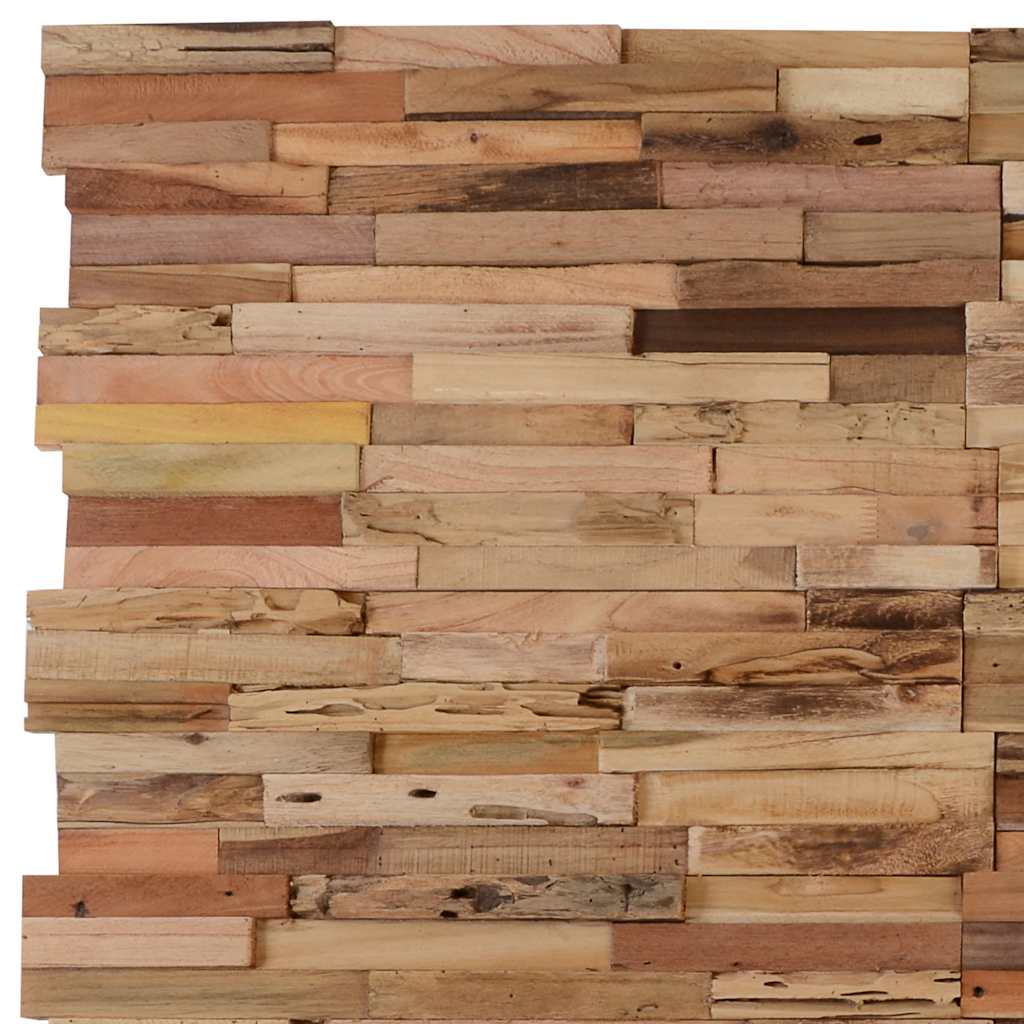 Wandplatten 10 Stk. 1,03 m² Massivholz Teak