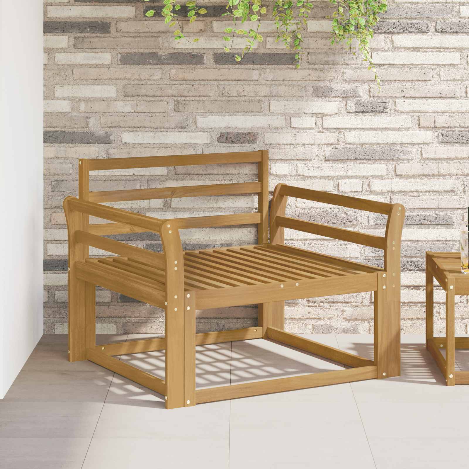 Outdoor Mittelsofa Natur