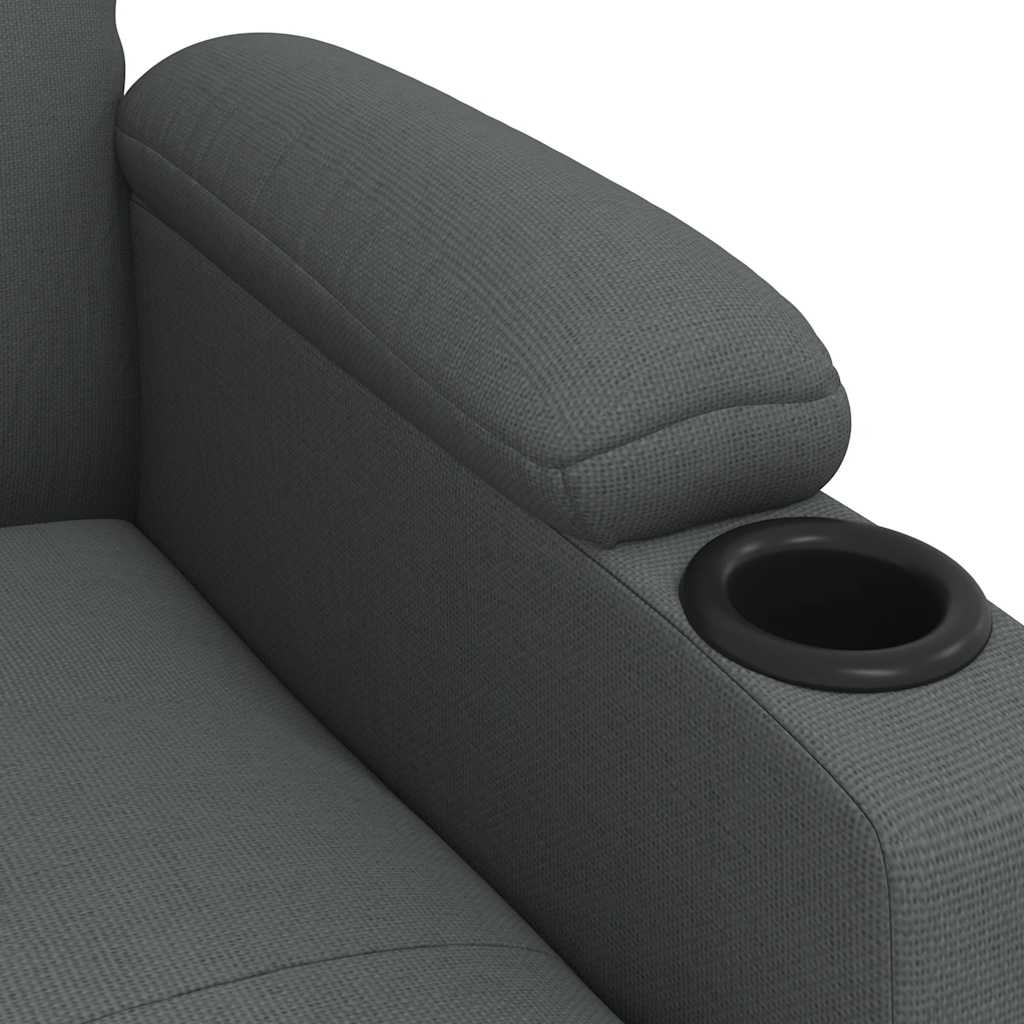Massagesessel Schwarz Stoff