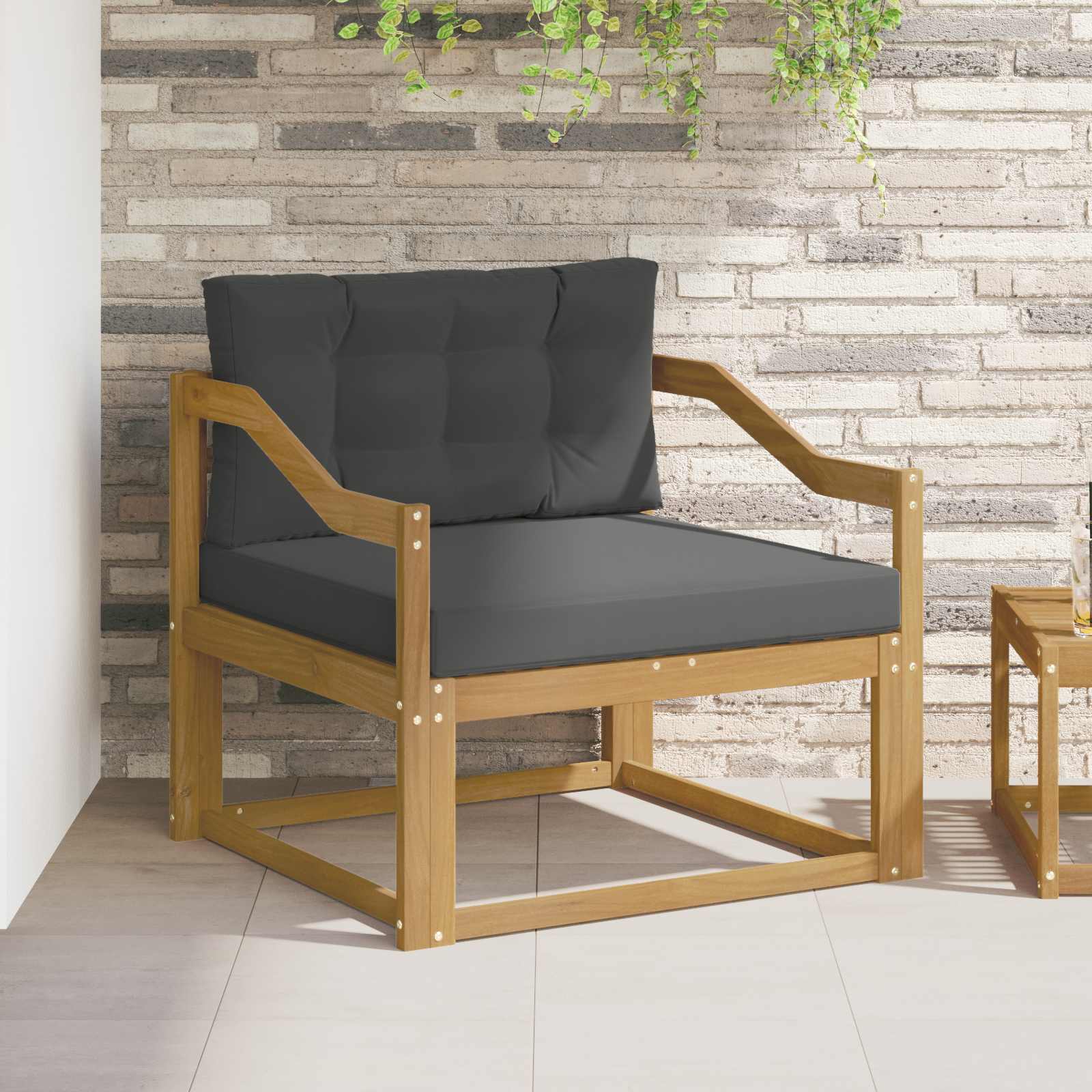 Outdoor Mittelsofa Natur