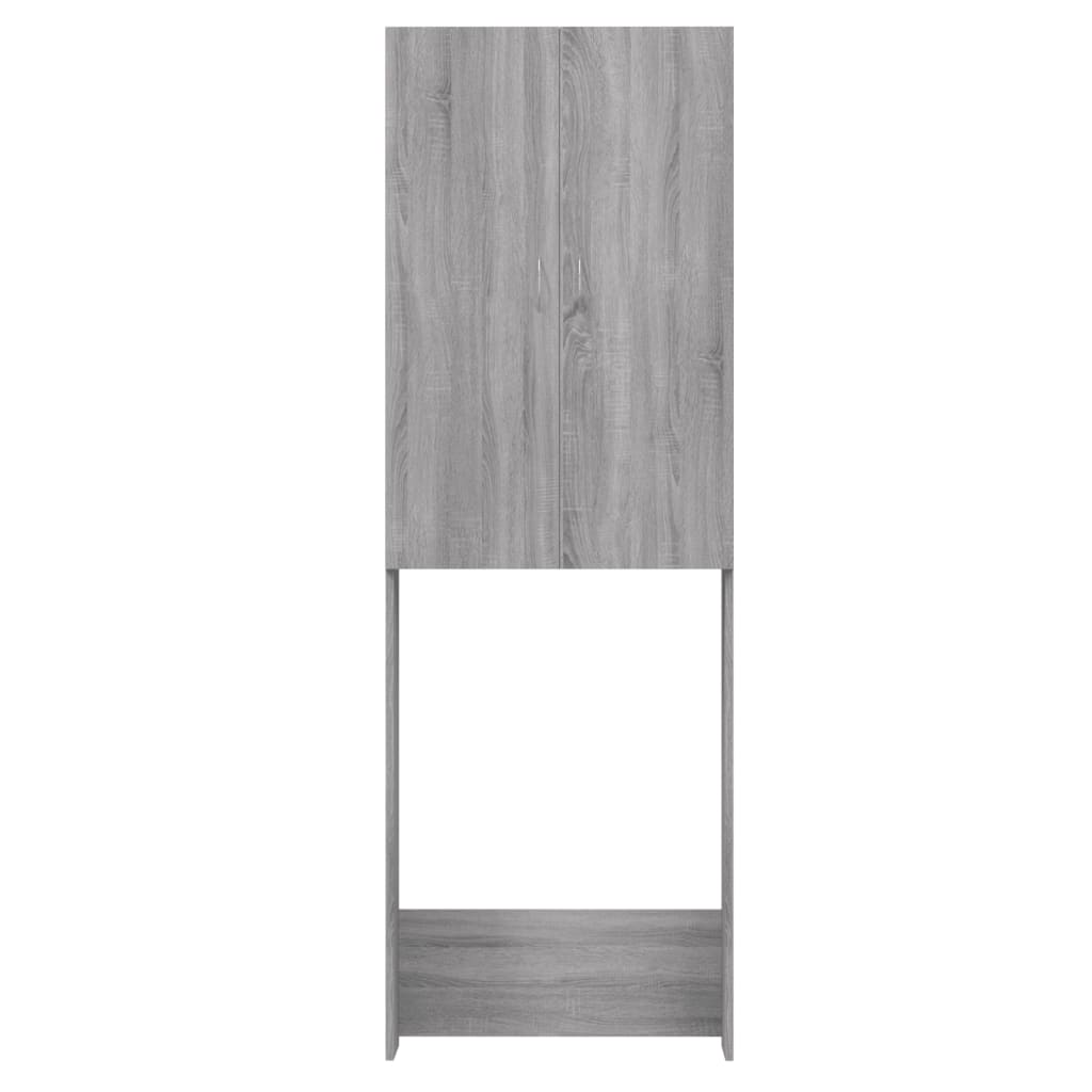 Waschmaschinenschrank Weiß 64x25,5x190 cm