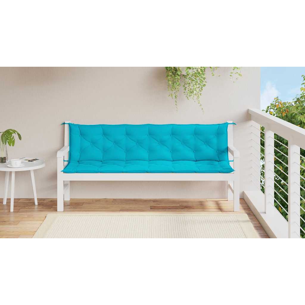 Gartenbank-Auflage Anthrazit 100x(50+50)x7 cm Oxford-Gewebe