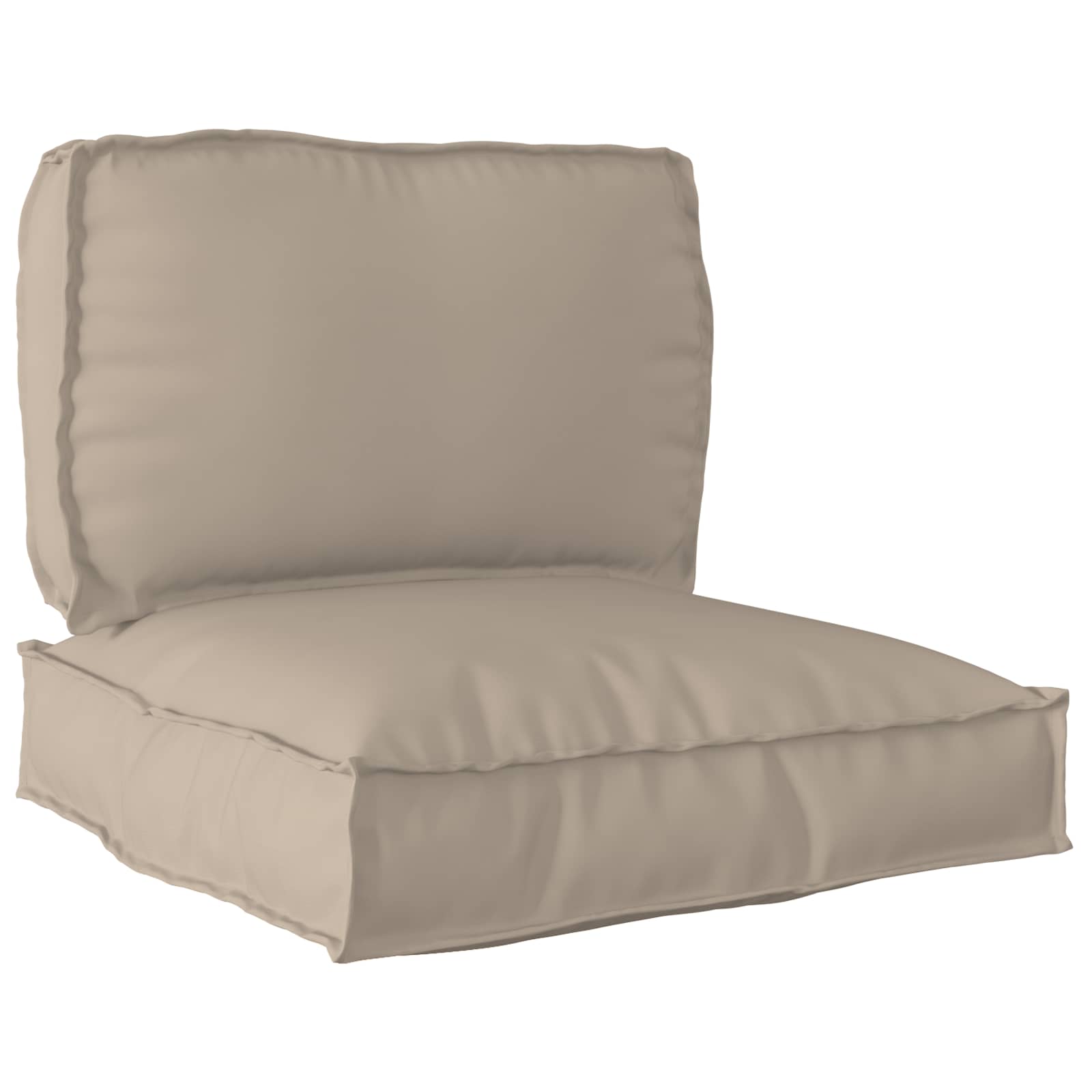 Palettenkissenset 2 pcs Anthrazit Oxford-Stoff