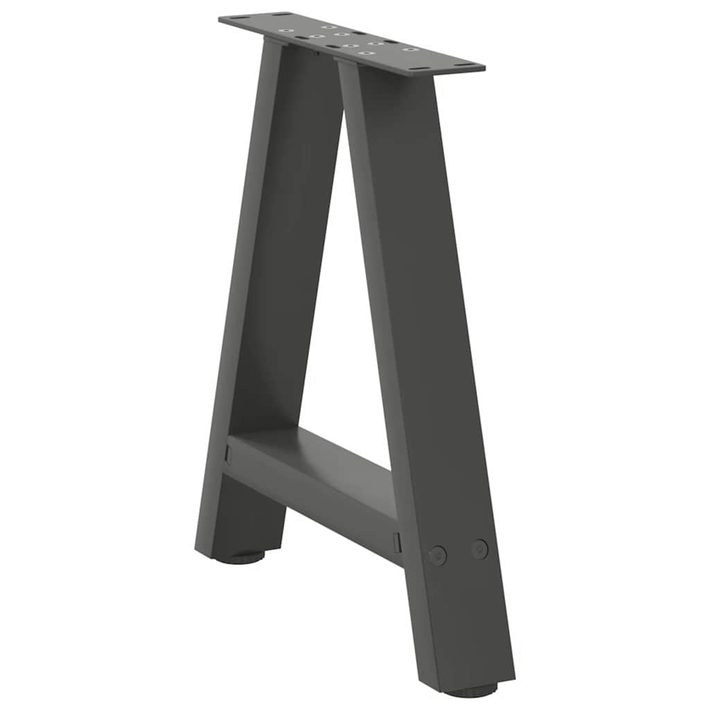 Couchtischbeine A-Form 2 Stk. 30x(30-31) cm Stahl