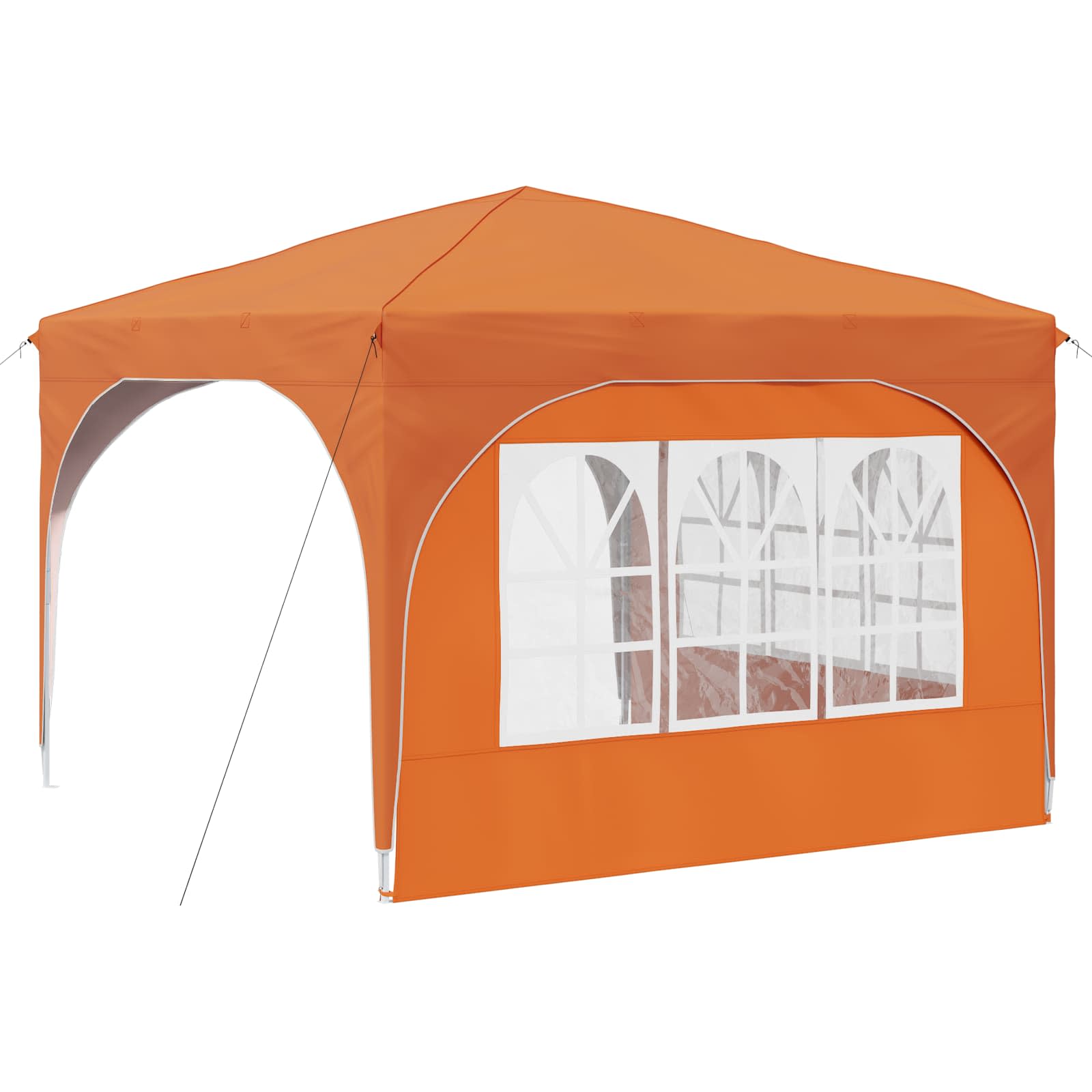 Pop-up Partyzelt 290 x 290 x 245 cm Creme