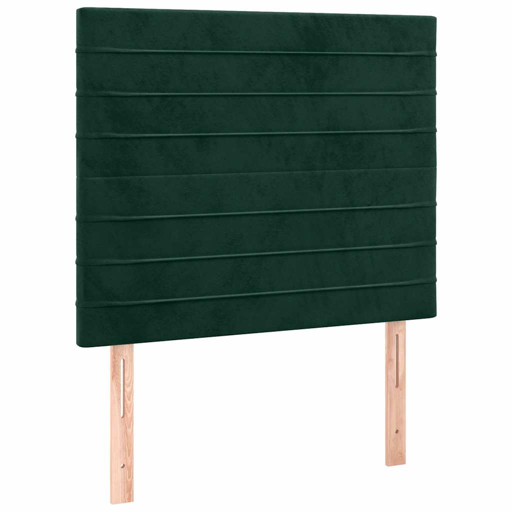 Kopfteil Hellgrau 80x5x118/128 cm Samt