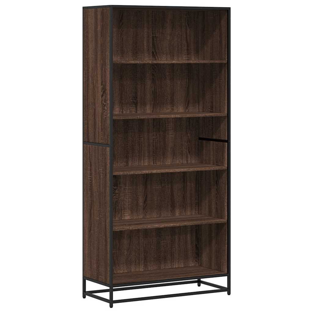 Bücherregal Schwarz 60x35x139 cm Holzwerkstoff