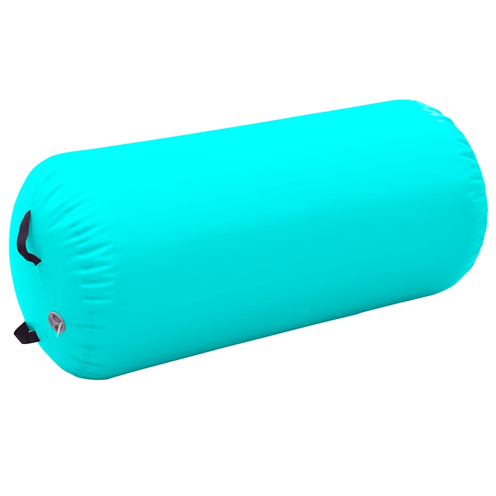 Aufblasbare Gymnastik-Rolle mit Pumpe 100x60 cm PVC Rosa