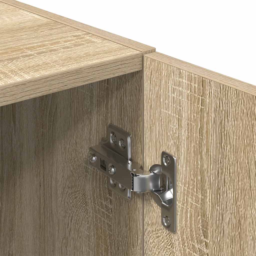 3-tlg. Küchenschrank-Set Weiß Holzwerkstoff