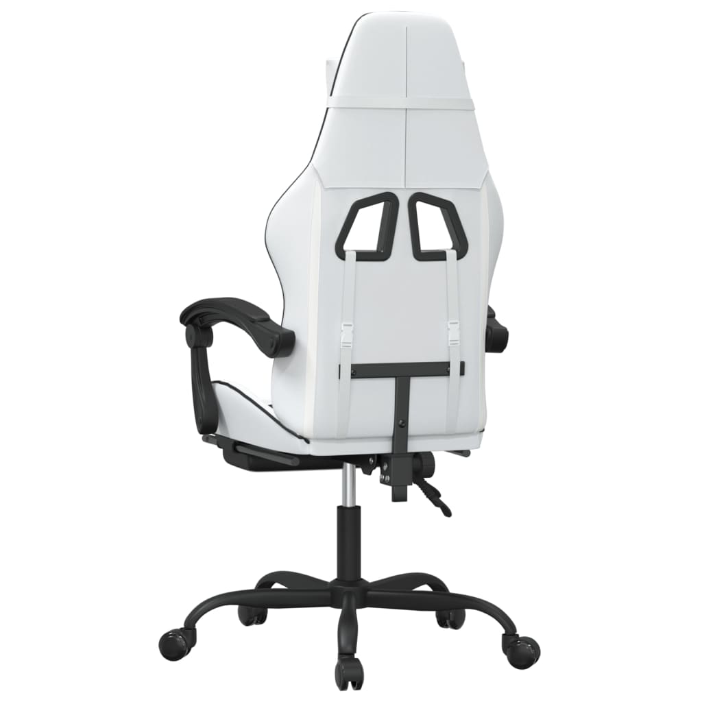 Gaming-Stuhl Drehbar Schwarz und Rot Kunstleder