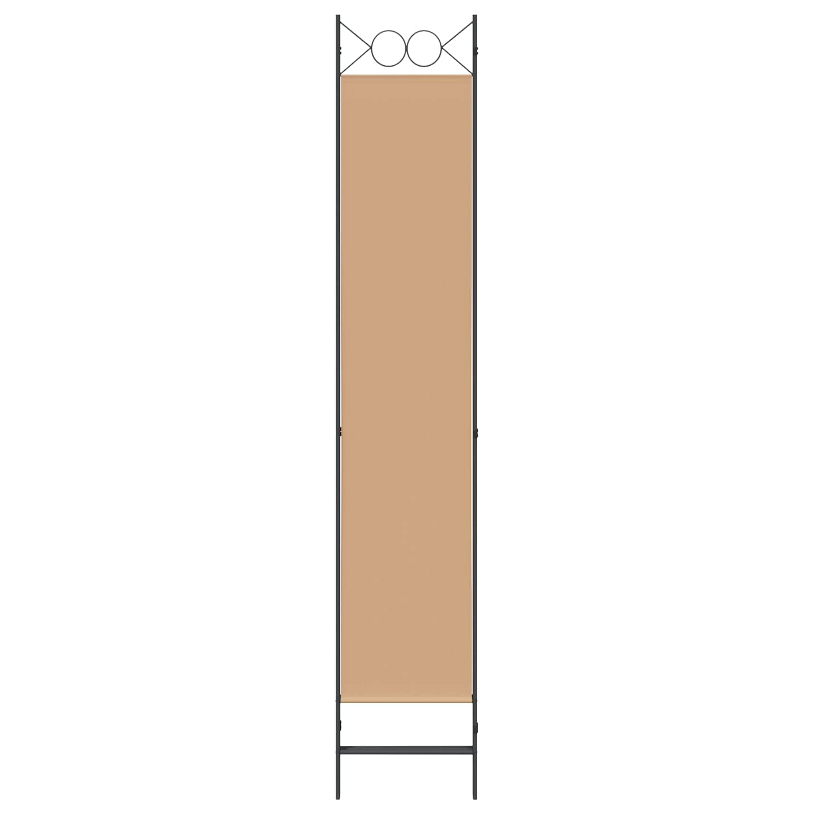 3-teiliger Raumteiler Beige 120 x 200 cm Stoff
