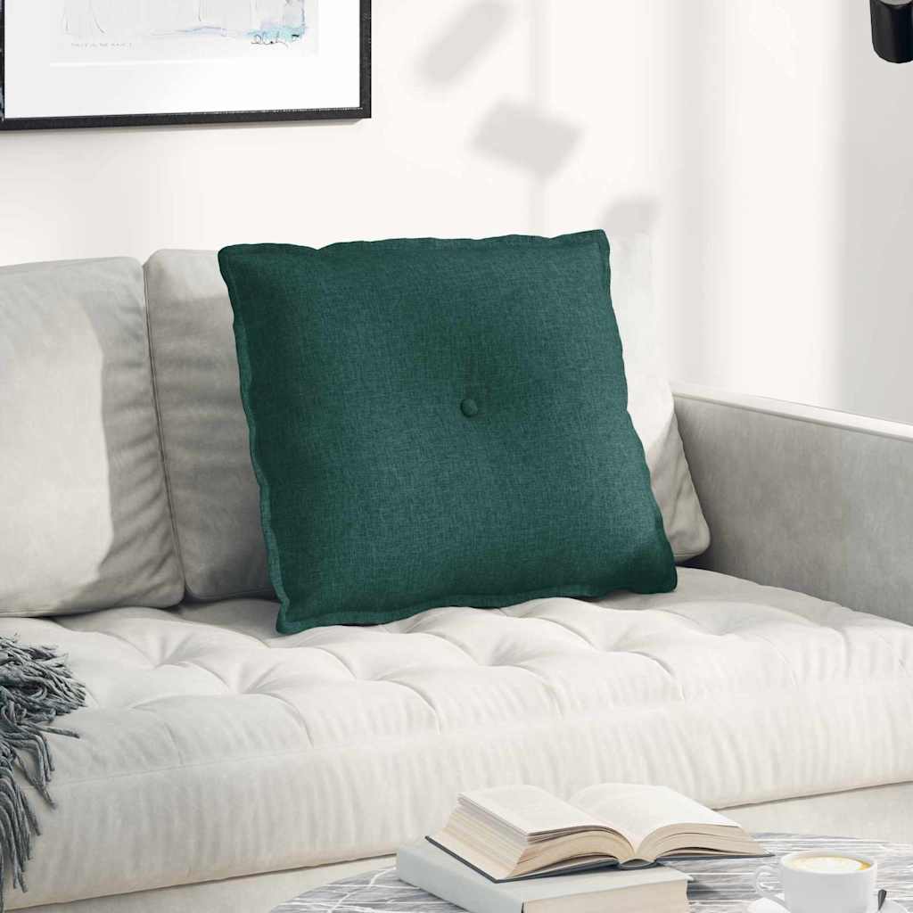 Rückenkissen Hellgrau 50 x 19 x 45 cm Stoff