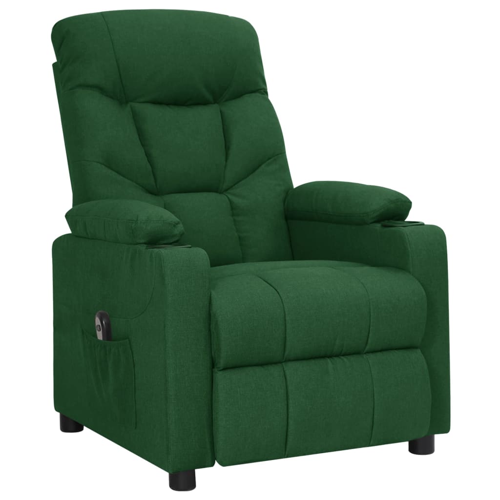 Relaxsessel Elektrisch Hellgrau Stoff