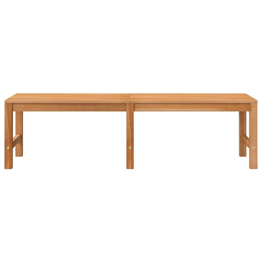 Gartenbank 114 cm Massivholz Teak
