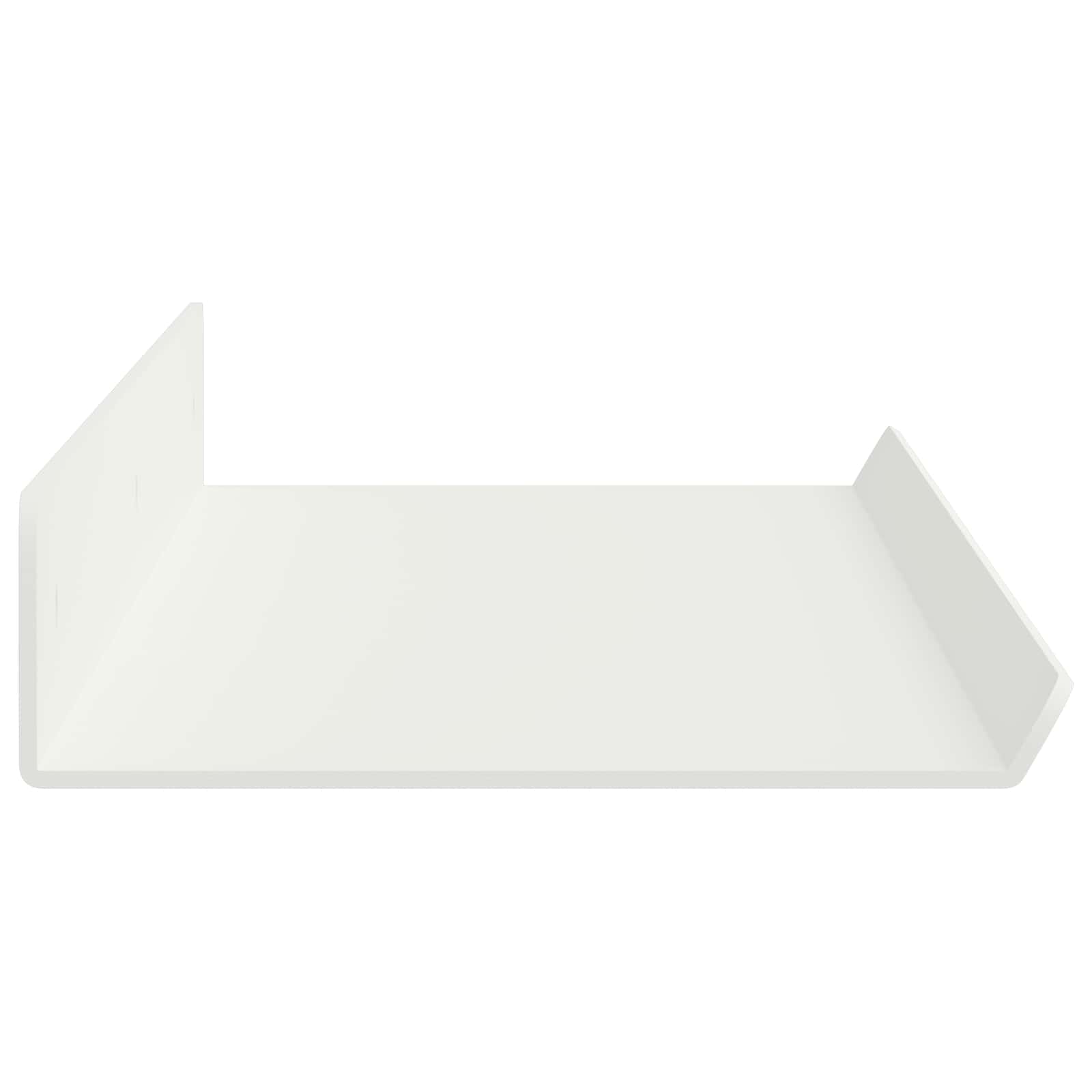 Schwebendes Regal 3 pcs Schwarz 40 x 9 x 2,5 cm Stahl