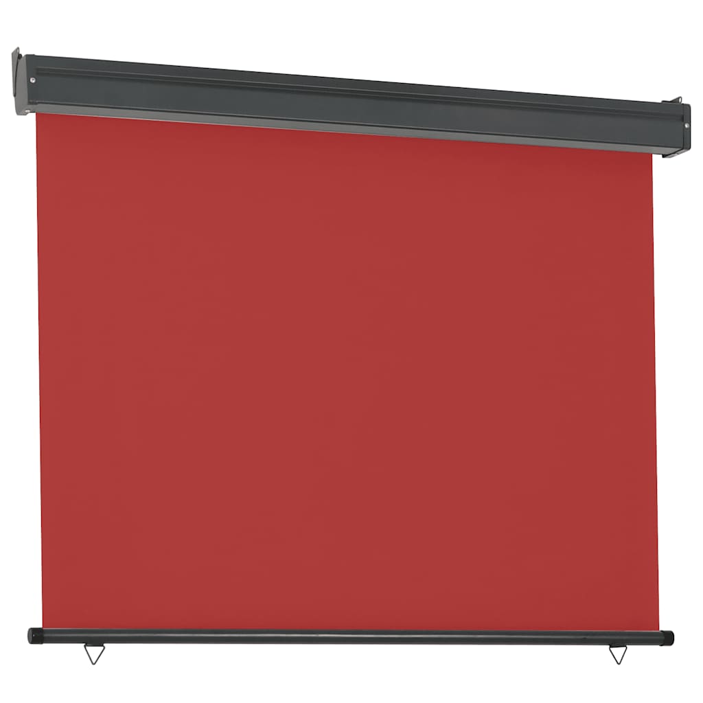 Balkon Seitenmarkise 60 x 250 cm 100% Polyester Eisen Stahl