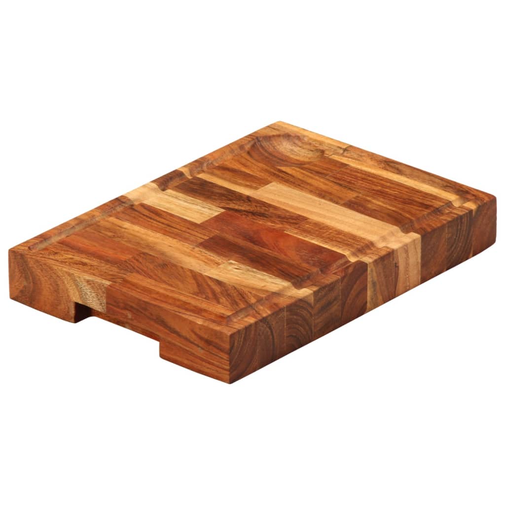 Schneidebrett 42x30x4 cm Massivholz Akazie
