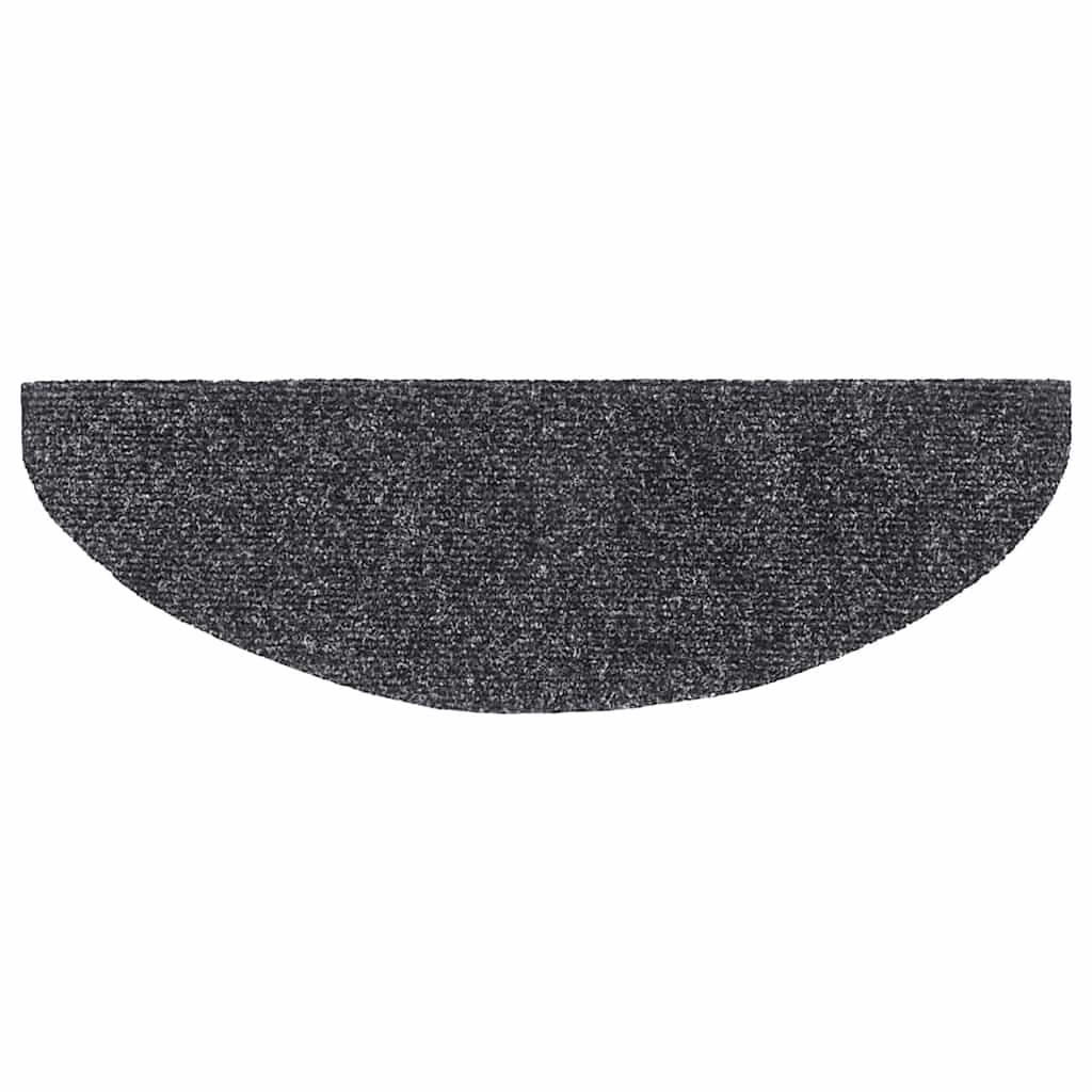Stufenmatten Selbstklebend 15 Stk. 56x17x3 cm Hellbraun Halbrund