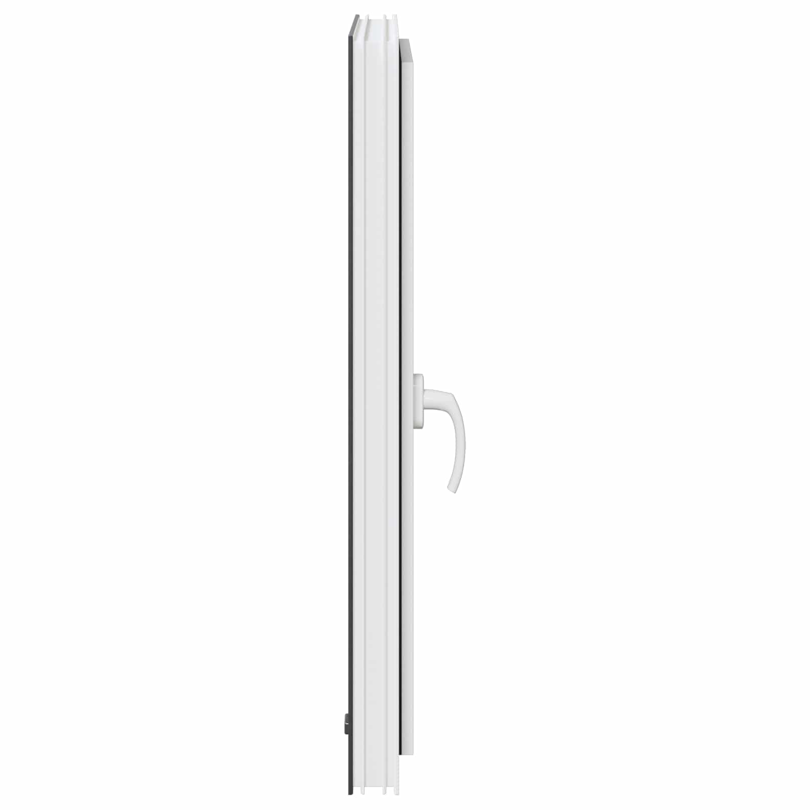 Kellerfenster RISOR 50 x 50 cm PVC und Glas Weiß
