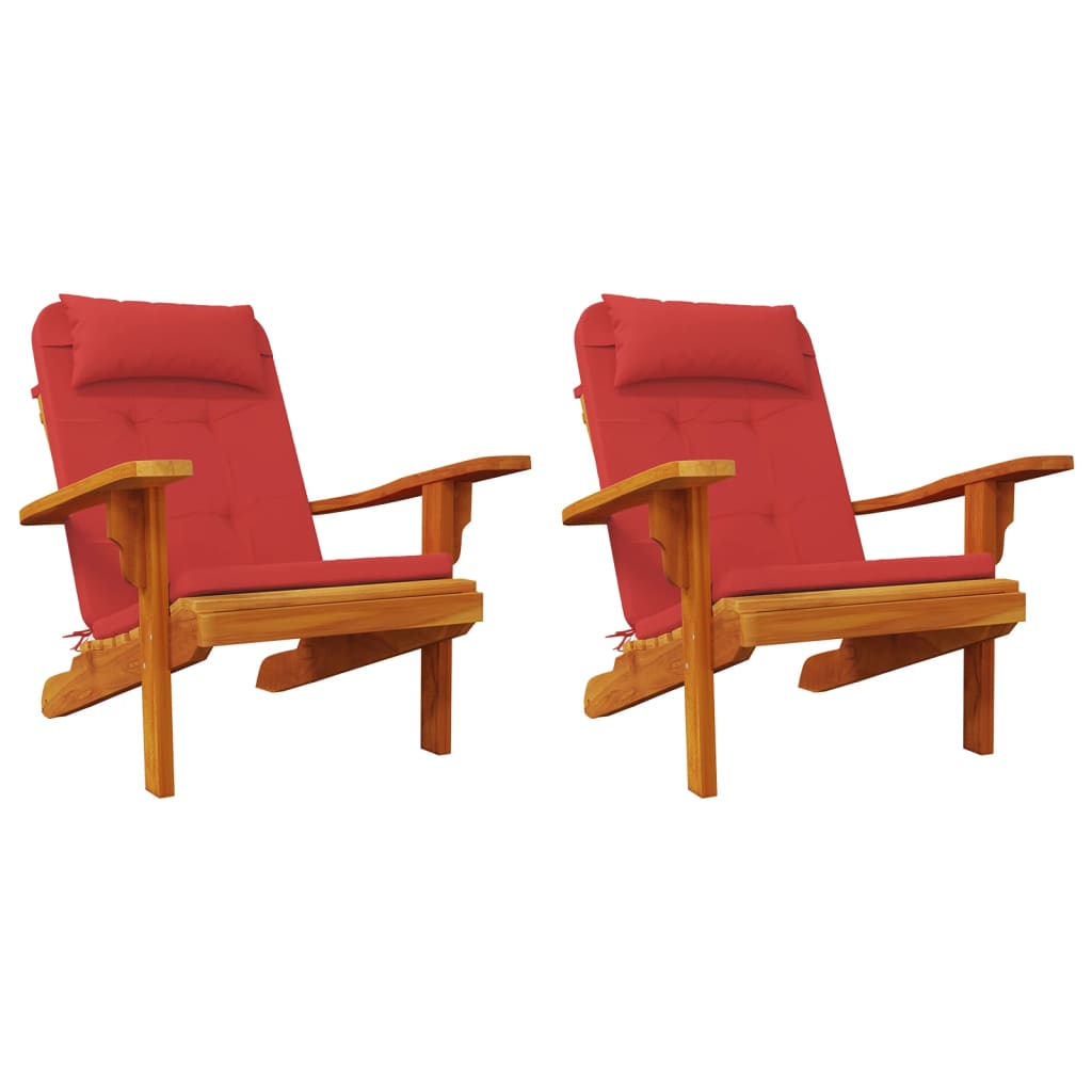 Adirondack-Auflagen 2 Stk. Hellblau Oxford-Gewebe
